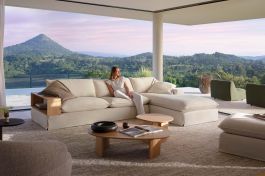 Jasper Coast Sectional Sofa with Chaise and Ottoman