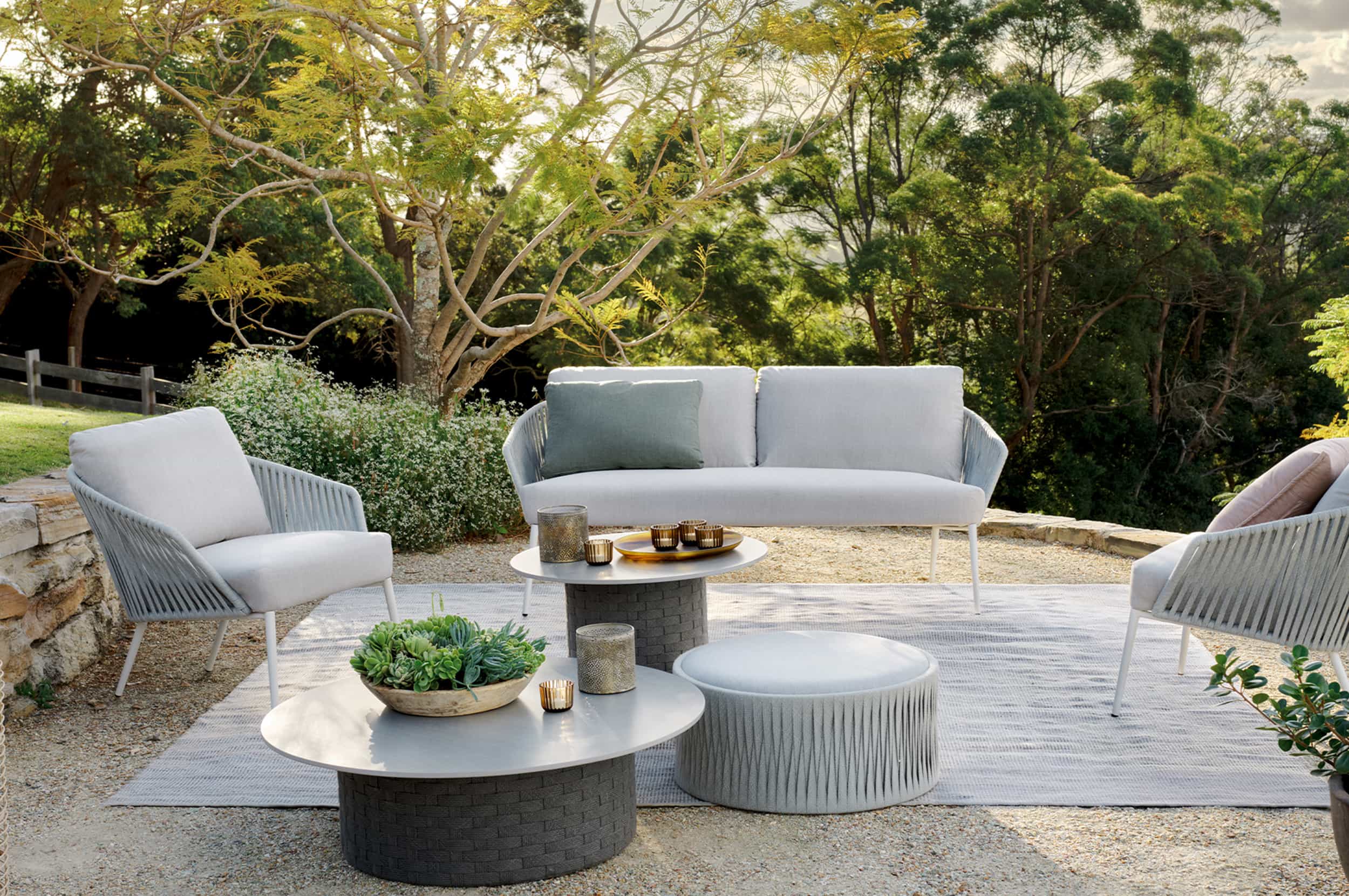 Oasis Outdoor Coffee Ottoman Waterfall King Living