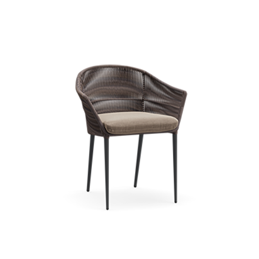 Quay Outdoor Woven Dining Chair by King Living