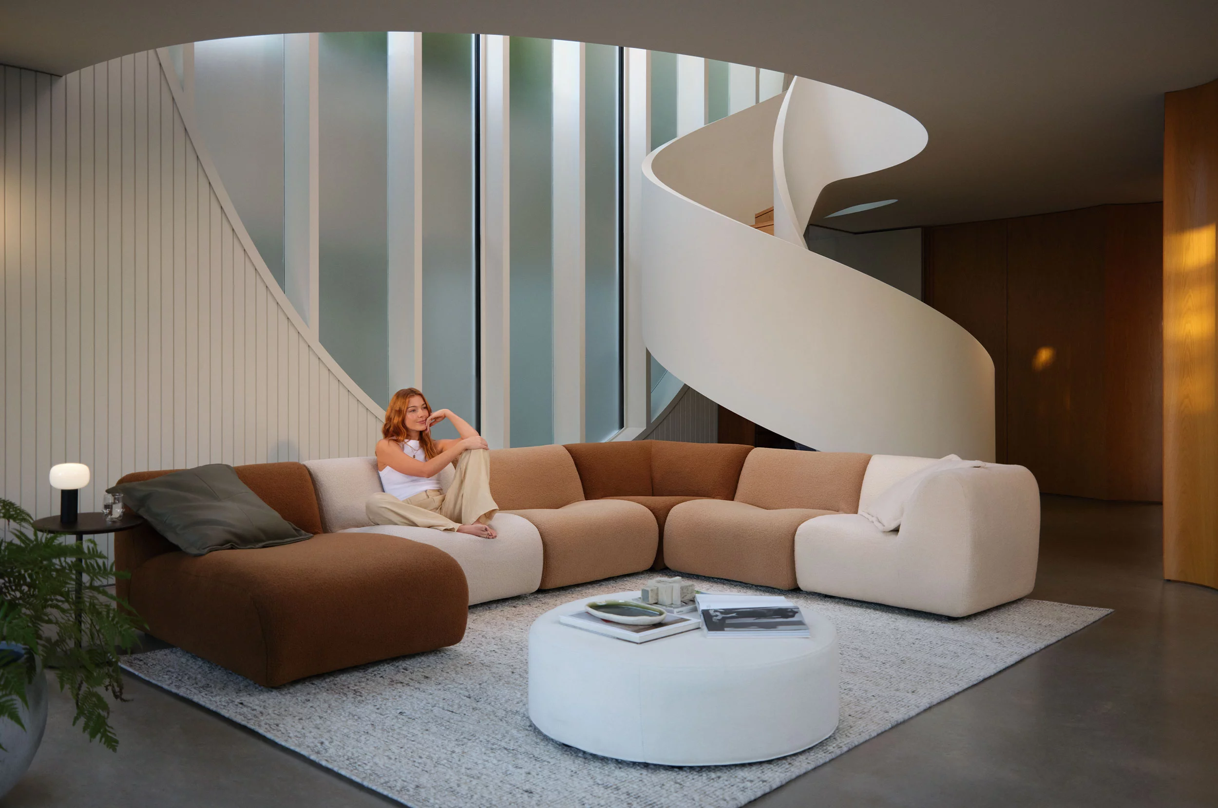 ソファー 1977 Sectional Corner Sofa with Chaise