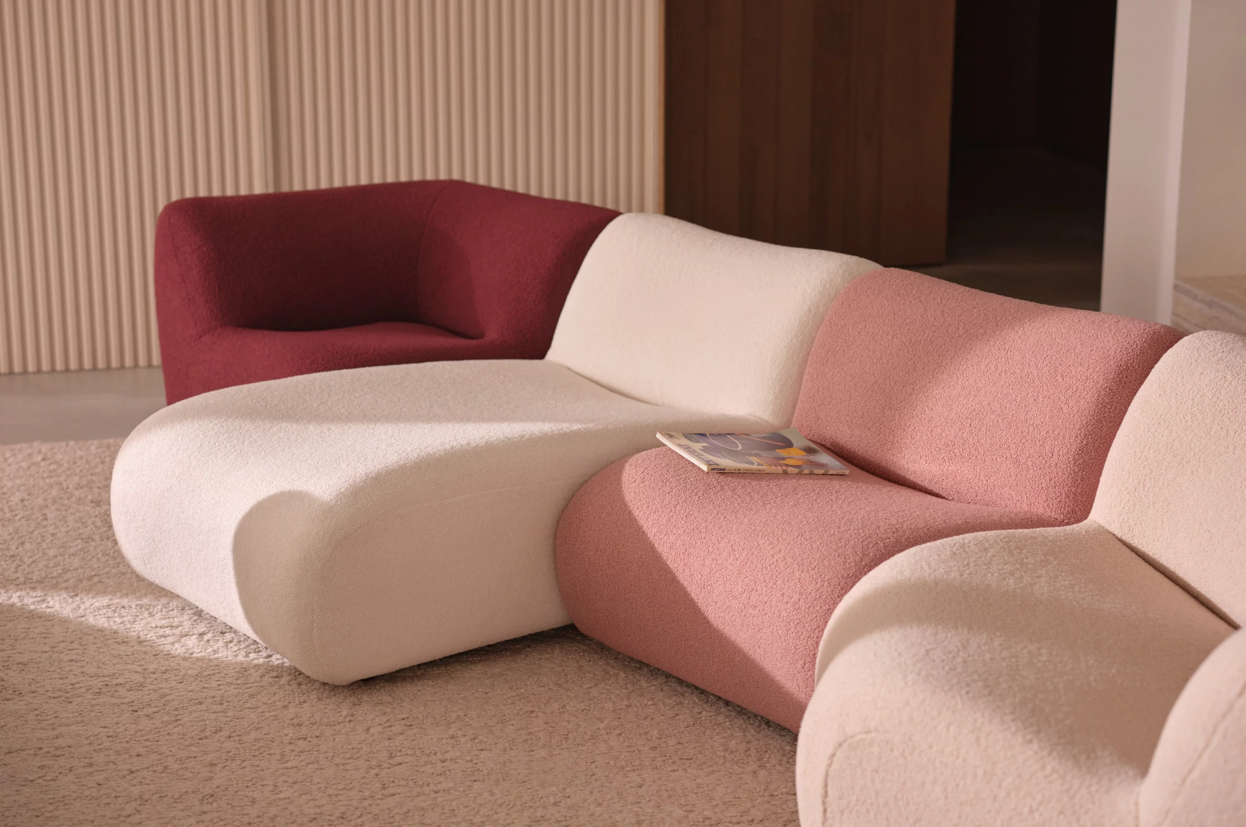 1977 Sectional Corner Sofa with Chaise